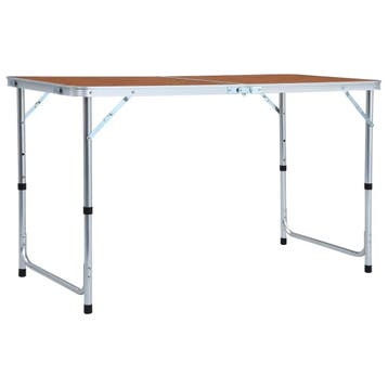 Campingtafel verstelbaar | Tweede kansje | OP = OP, Caravans en Kamperen, Kampeermeubelen, Verzenden, Zo goed als nieuw, Campingtafel