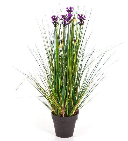 Kunstplant Lavendel Gras 60 cm, Huis en Inrichting, Kamerplanten, Verzenden