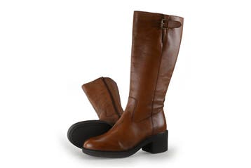 5PM Laarzen in maat 41 Cognac, Kleding | Dames, Hoge laarzen, Overige kleuren, Verzenden, Zo goed als nieuw