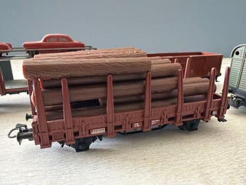 Märklin H0 - Modeltrein goederenwagonset (4) - DB