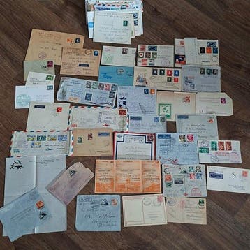 Meerdere - Oudere luchtpoststukken speciale,1e vluchten NOR,