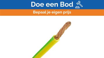 Bieden: Eupen Earth Wire Vobst Electrical Wire 2.5mm Yellow, Ophalen of Verzenden