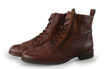 Tt. Bagatt Veterboots in maat 42 Cognac, Kleding | Heren, Schoenen, Overige kleuren, Verzenden, Boots, Zo goed als nieuw