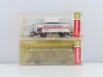 Fleischmann H0 - 5334 02/5449 01K - Wagon de marchandises, Hobby en Vrije tijd, Nieuw