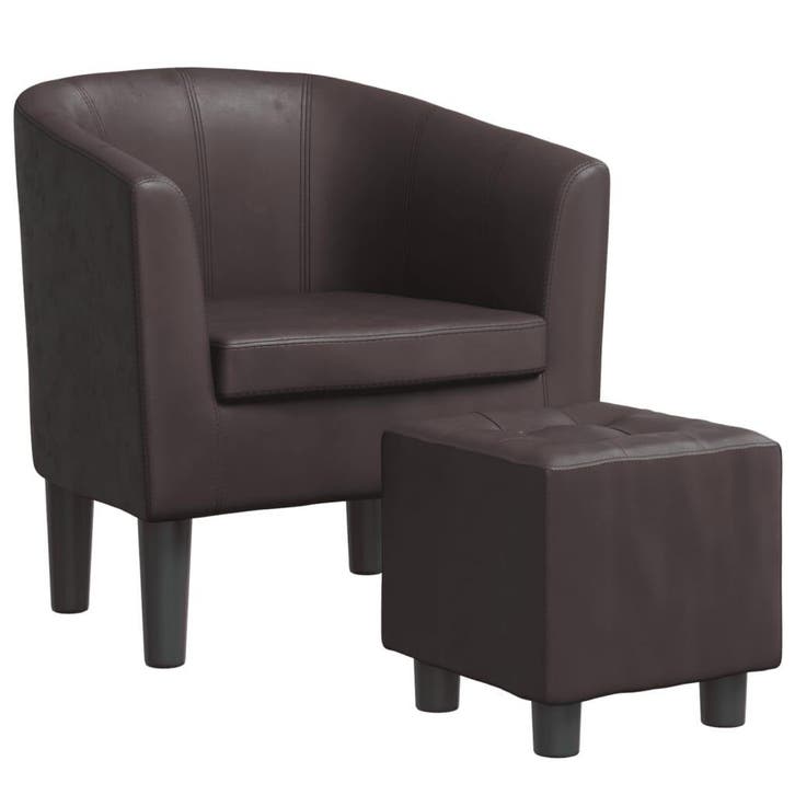 Kuipstoel + voetenbank | Tweede kansje | OP = OP (fauteuil), Huis en Inrichting, Fauteuils, 50 tot 75 cm, Minder dan 75 cm, Gebruikt