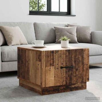 vidaXL Salontafel Oud hout 49 x 50 x 37 cm Bewerkt hout, Verzenden