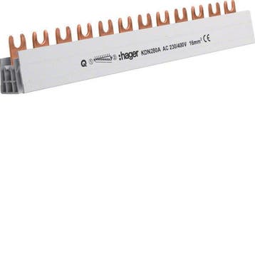Hager Quickbusbar Kamrail - KDN280A, Verzenden, Nieuw