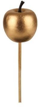 Appel op draad Goud glans 40 mm per zak ca. 24 stuks, Nieuw