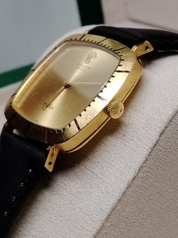 Rolex - cellini-oro 18k. - 4084 - Heren - 1979, Handtassen en Accessoires, Nieuw