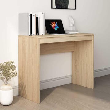 vidaXL Bureau 90x40x72 cm bewerkt hout sonoma eikenkleurig, Verzenden, Nieuw