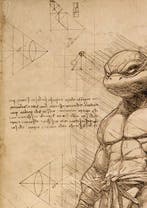 Boriani - Ninja Turtle - Da Vinci Series - limited edition, Cd's en Dvd's, Nieuw in verpakking