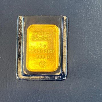 2 x 1 gram - Goud .999 - Albino Moutinho - Met certificaat