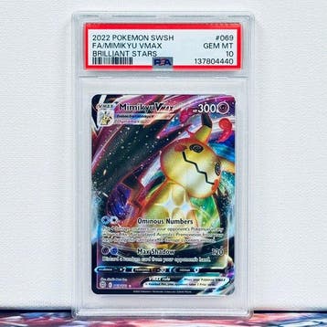Pokémon Graded card - FA/MIMIKYU VMAX #069 - Pokémon - PSA, Nieuw