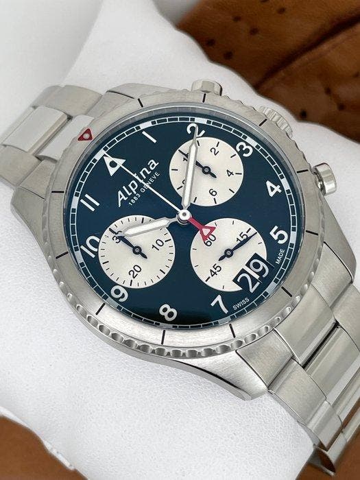 Alpina - Startimer Pilot Big Date Chronograph -, Bijoux, Sacs & Beauté, Montres | Hommes