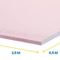 Gyproc Brandwerende RF ABA Gipsplaat RF 2,6m x 0,6m x 15mm, Doe-het-zelf en Bouw, Verzenden, Nieuw, Overige materialen, Minder dan 20 mm