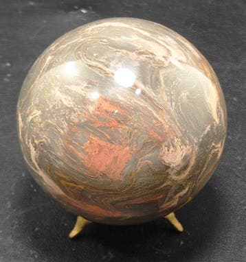 Jasper Mineral Stone Genezende Bol - Hoogte: 103 mm -, Verzamelen, Mineralen en Fossielen