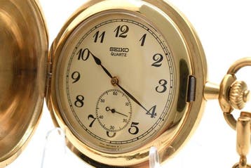 Seiko - Seiko Quartz Hunter-Case Pocket Watch - Sans prix de, Nieuw