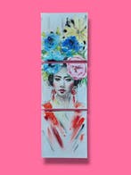 Elisa Brindani - Trittico con geisha, Antiquités & Art