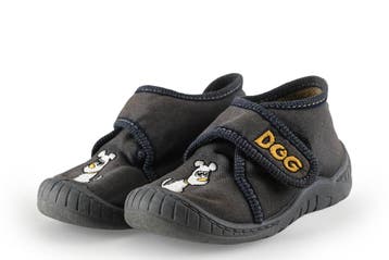 Dog Pantoffels Jongens in maat 23 Grijs, Verzenden, Jongen of Meisje, Schoenen, Zo goed als nieuw