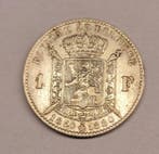 België. Leopold I & Leopold II. 1 Franc 1880 (Zonder, Timbres & Monnaies, Monnaies | Pays-Bas