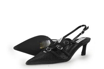 Steve Madden Slingbacks in maat 38 Zwart, Kleding | Dames, Schoenen, Verzenden, Zwart, Steve Madden, Zo goed als nieuw