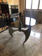 Luciano Campanini - Elica - Centre de table - Acier, Verre