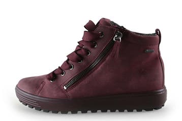 Ecco Veterschoenen in maat 38 Rood, Kleding | Dames, Schoenen, Ecco, Verzenden, Overige typen, Zo goed als nieuw