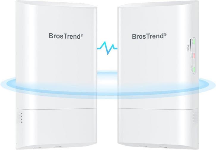 BrosTrend WiFi Bridge 1km | 34% Retour Deal | Sla nu toe, Computers en Software, Accesspoints, Zo goed als nieuw, Verzenden