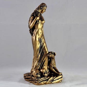 Sculpture, A modern art sculpture of the goddess Hecate - 20