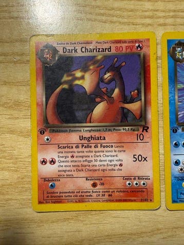 Pokémon Card - Dracaufeu, Tortank Première édition - WOTC -, Hobby & Loisirs créatifs