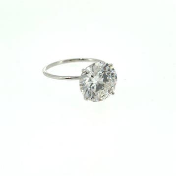 Zonder minimumprijs - Ring - 14 karaat Witgoud - 2.05ct. tw.