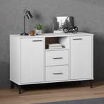 vidaXL Dressoir met metalen poten OSLO 113x40x77 cm, Huis en Inrichting, Kasten | Dressoirs, Verzenden, Nieuw