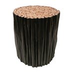 Houten krukje bijzettafel handgemaakt 40 cm hoog 34 cm, Ophalen of Verzenden, Nieuw