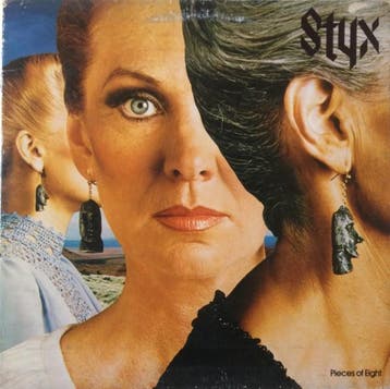 Styx - Pieces Of Eight (LP 1978), Cd's en Dvd's, Vinyl | Rock, Verzenden, Gebruikt