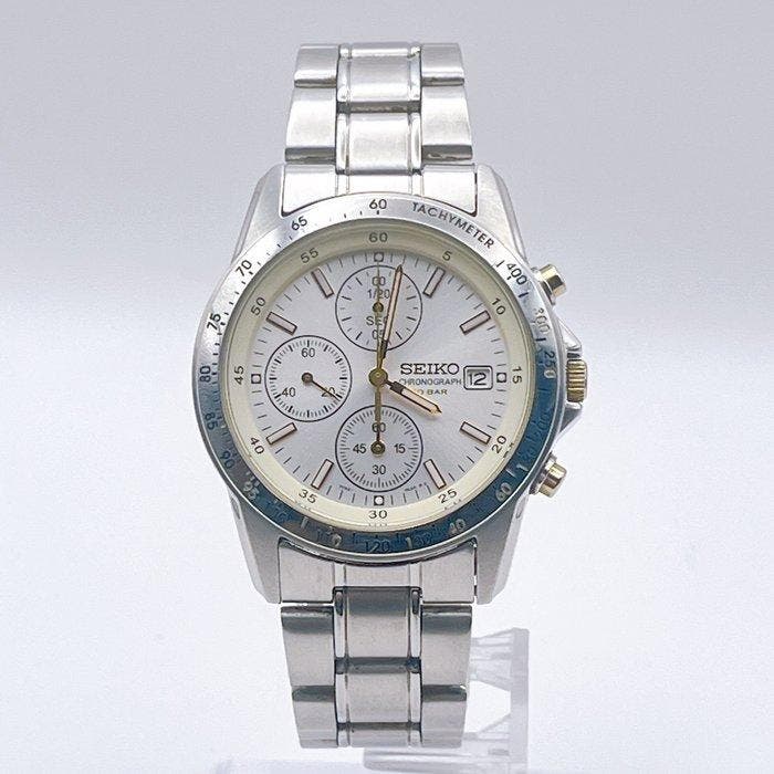 Seiko - Chronograph - Zonder minimumprijs - 7T92-0DW0 -, Bijoux, Sacs & Beauté, Montres | Anciennes | Antiquités