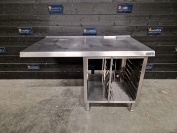 Onderstel voor oven of combisteamer | RVS | 145 cm | horeca, Gebruikt, Inox Meubilair