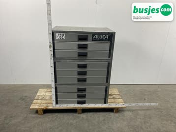 Aluca bedrijfswageninrichting 765x520x1050mm (3285), Verzenden, Gebruikt
