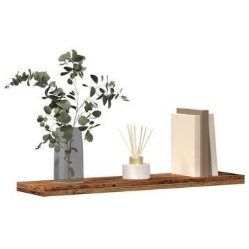 vidaXL Wandschappen 4 st 40x10x1,5 cm bewerkt hout oud, Huis en Inrichting, Woonaccessoires | Wandplanken en Boekenplanken, Verzenden