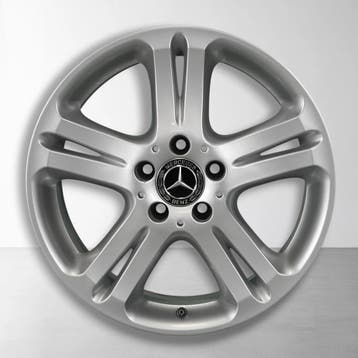 Mercedes S klasse W221 17 inch originele velgen A2214010702, Ophalen of Verzenden, Gebruikt