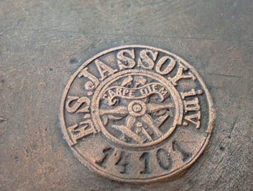 E.S JALASSOY - Inktbak - Brons, Antiek en Kunst