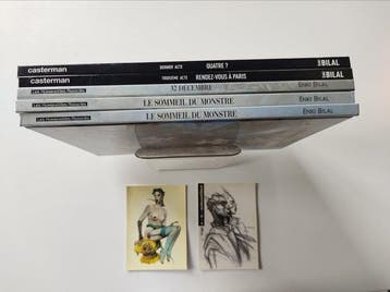 Bilal - Monstre T1 à T4 + 2x carte postale - Série Complète