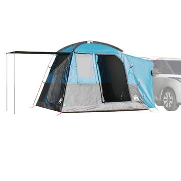 vidaXL Autotent 4-persoons waterdicht blauw, Verzenden, Nieuw