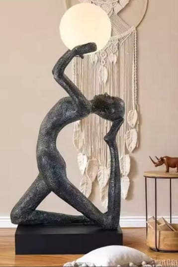 Nox Design Sculpture Lamp - Black, Ophalen of Verzenden, Nieuw, Modern Design