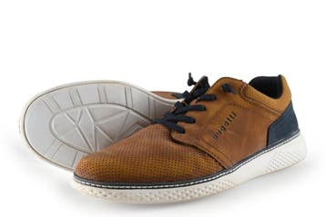 Bugatti Veterschoenen in maat 44 Cognac, Kleding | Heren, Schoenen, Bugatti, Overige kleuren, Verzenden, Zo goed als nieuw