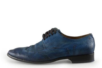 Bugatti Veterschoenen in maat 46 Blauw, Kleding | Heren, Schoenen, Bugatti, Zo goed als nieuw, Veterschoenen, Verzenden