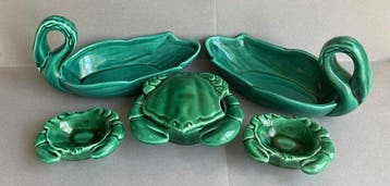 Peper- en zoutstel (5) - Keramiek - Servies CONDIMENTS 1960