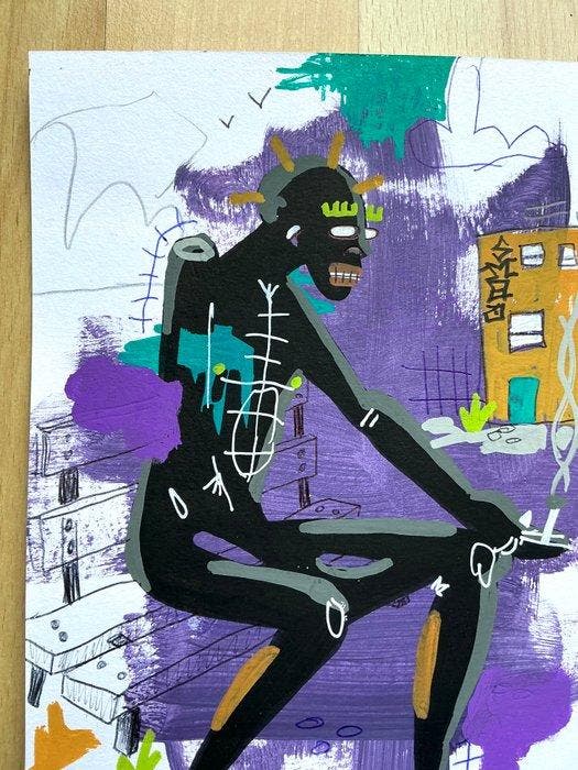 SMAO - The Bench of Thoughts©, Antiquités & Art, Art | Peinture | Moderne