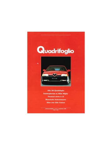 1990 ALFA ROMEO QUADRIFOGLIO MAGAZINE 31 NEDERLANDS