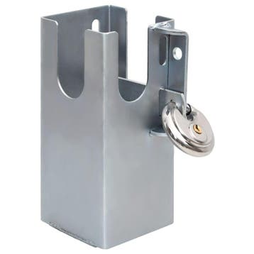 vidaXL Trekhaakslot 11x11x23,5 cm staal zilverkleurig, Verzenden, Nieuw