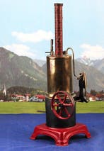 Moteur à vapeur - Vintage staande stoommachine - Métal -
